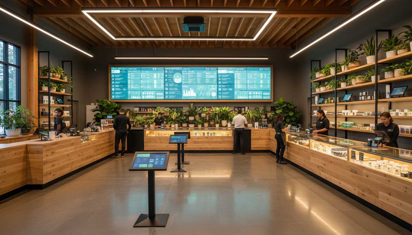 Modern cannabis dispensary